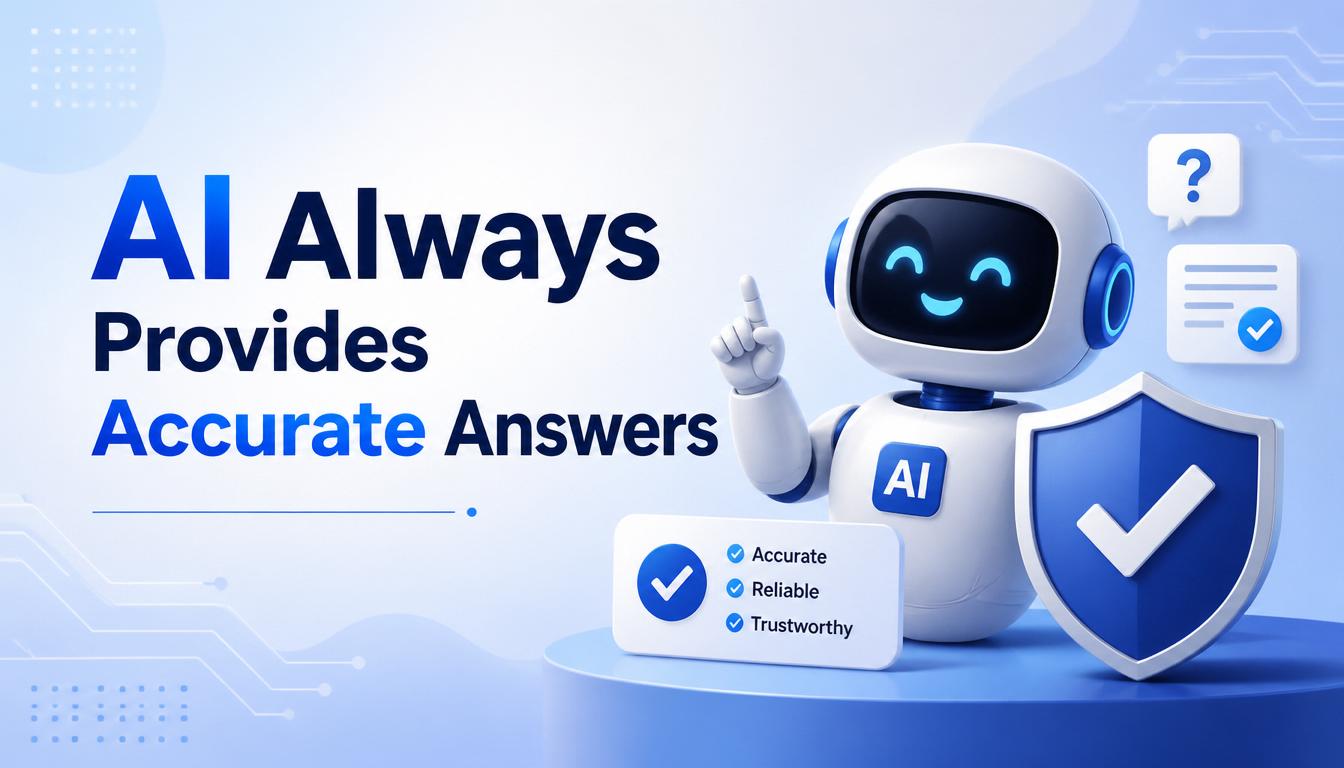 AI Always Provides Accurate Answers image