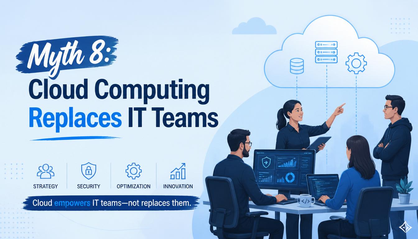 Myth 8: Cloud Computing Replaces IT Teams image