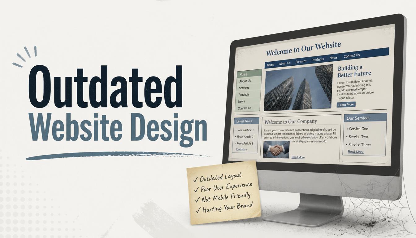 Outdated Website Design image