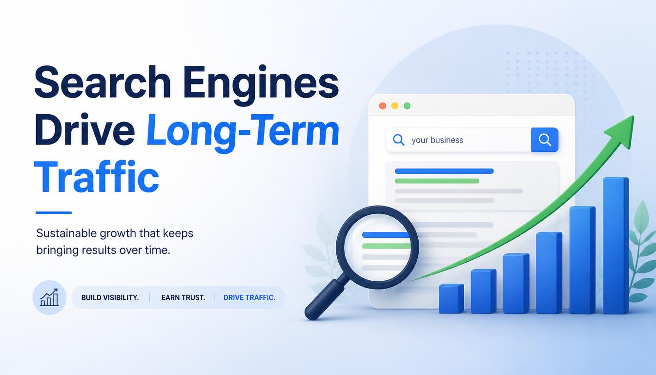 Search Engines Drive Long Term image