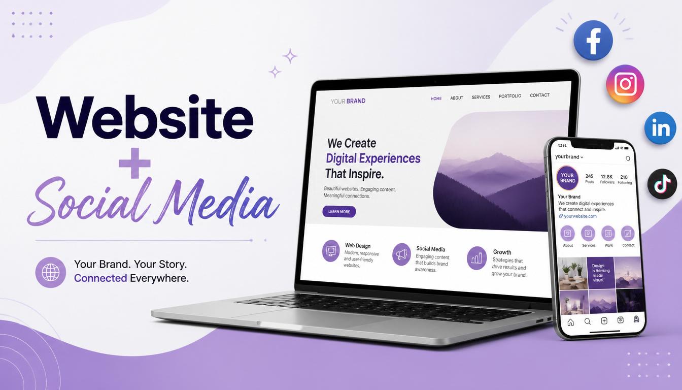 Website + Social Media image